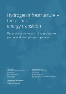 Whitepaper Hydrogen Infrastructure Siemens, Gascade Nowega